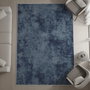 Conceptum Alfombra Exfab210 80 x 150 cm Gris y Azul Marino